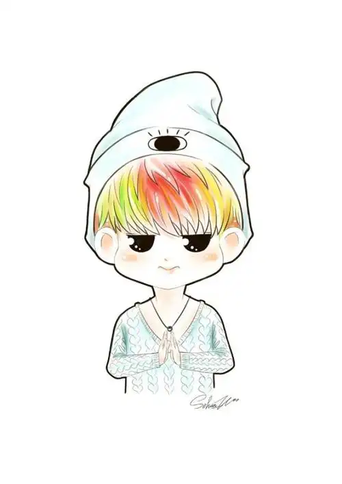 exo吴世勋 手绘 大写的萌