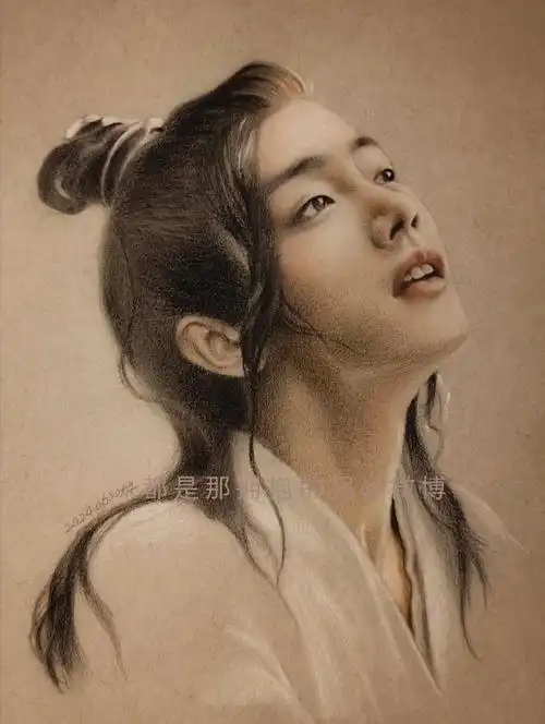 肖战##手绘##我的绘画成长史##彩铅手绘##我画的就是肖战