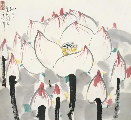 【水墨画】吴冠中大师水墨中的写意和写实