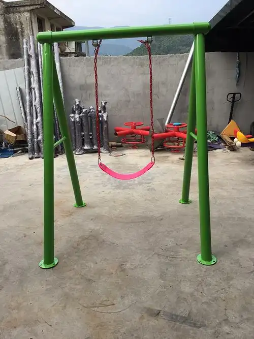 礼品吊椅秋千户外大型秋千架钢管铁艺秋千公园小区幼儿园玩具 01型