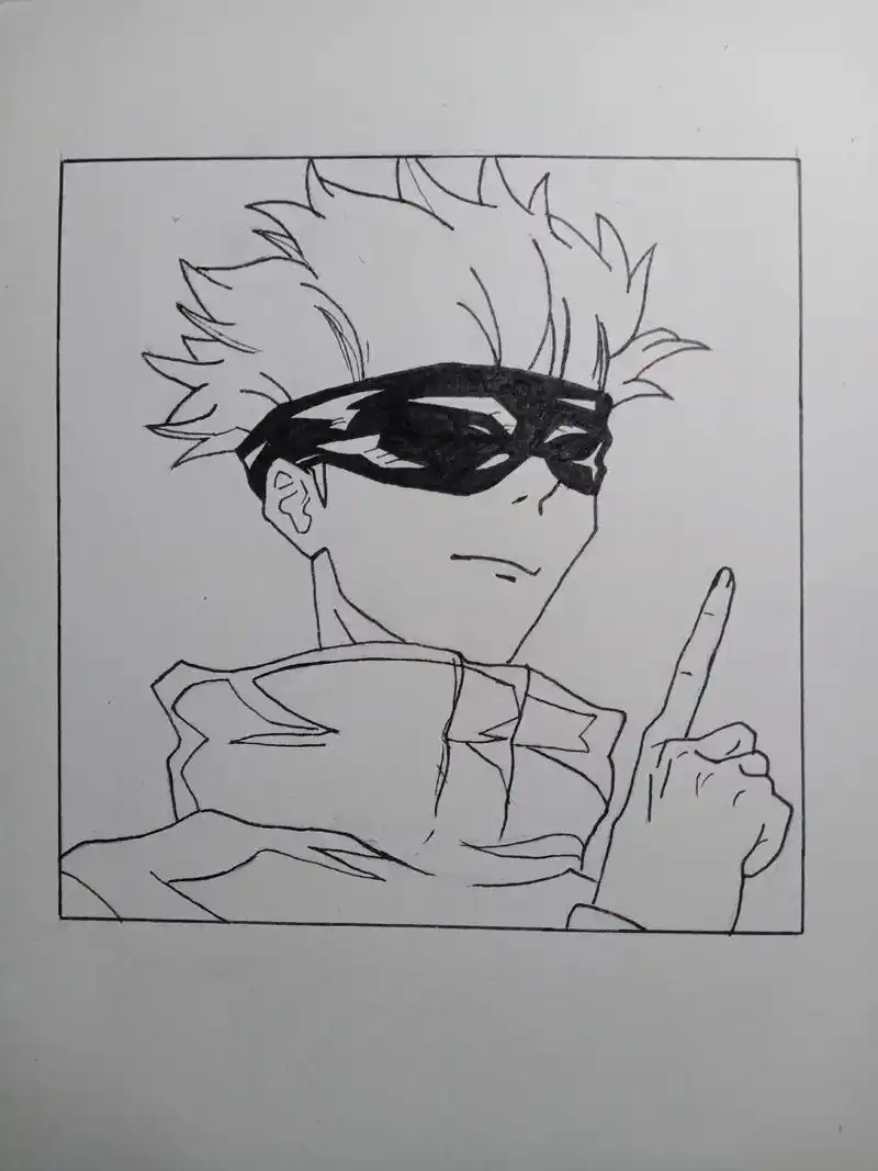 咒术回战#日漫#五条悟 #彩虹 #1#0#动漫 #画画 # - 抖音