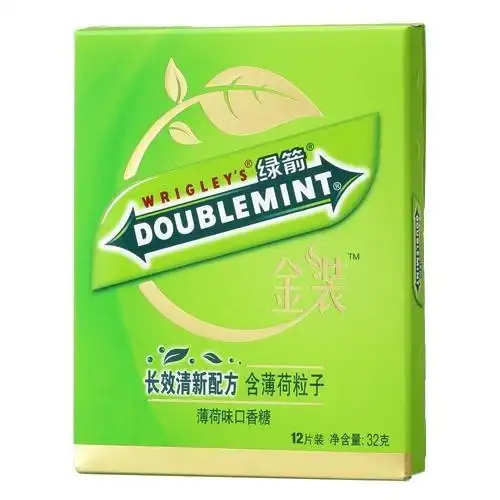 绿箭金装口香糖薄荷味(12片装 32g)