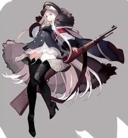 军姬美如画~这些二次元里的军服少女真是又帅又美!