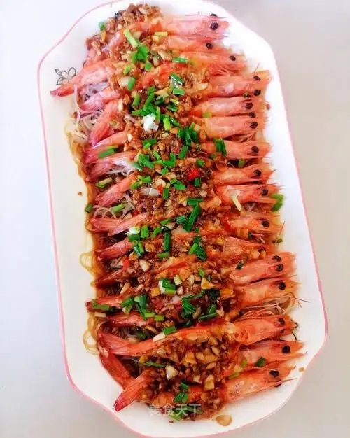 蒜蓉粉丝蒸虾的做法