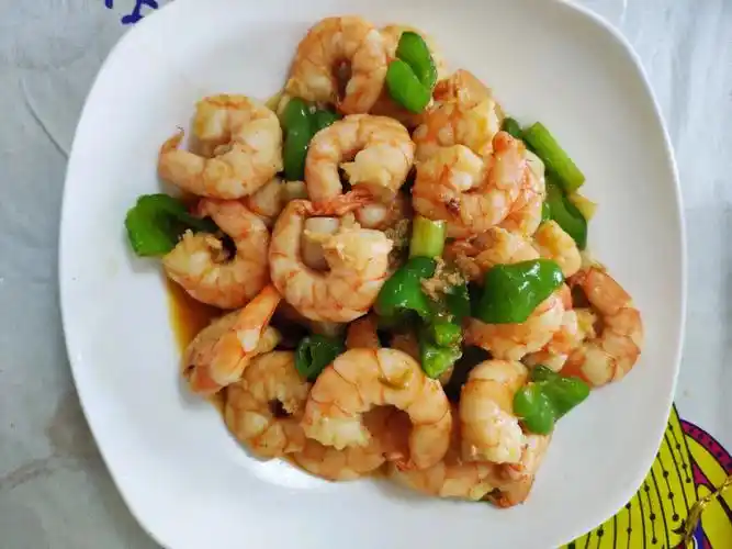 家常菜清炒虾仁