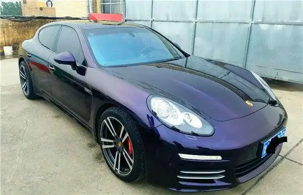 【图】烈阳中闪紫蓝色的【panamera】_panamera论坛_汽车之家论坛