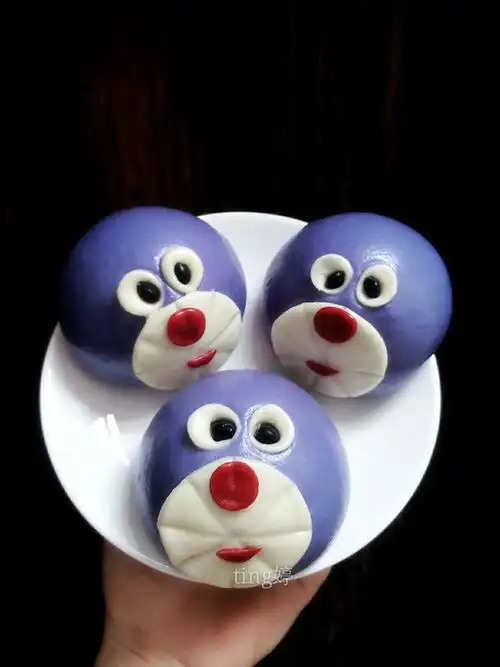 婷婷手工坊微ting1003227194做的花样多彩卡通包-卡通馒头图集