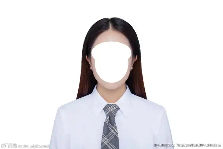 女生白衬衫证件照设计图__其他_psd分层素材_设计图库_昵图网nipic.