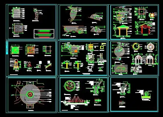 某小区景观设计施工图整套