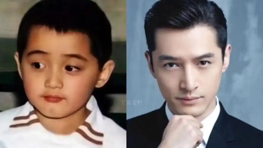 【20位男明星童年照今昔对比】胡歌小时候萌萌哒,任泉小时候胖乎乎