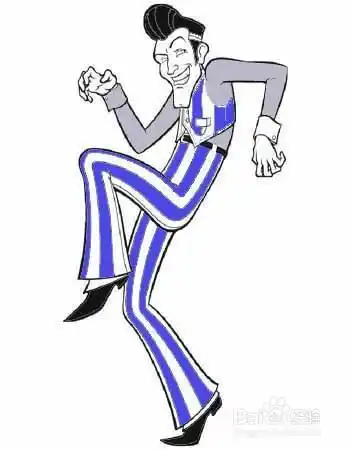 长腿叔叔的简笔画