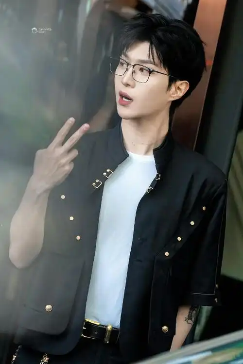 范丞丞细框镜##范丞丞细框眼镜