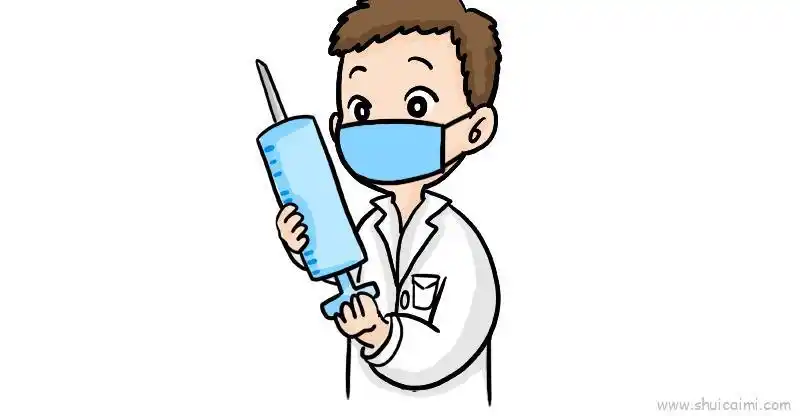 抗疫医生儿童画怎么画 抗疫医生简笔画画法