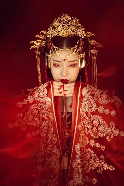 中式古风仪式感婚纱照醉婚宴闹洞房