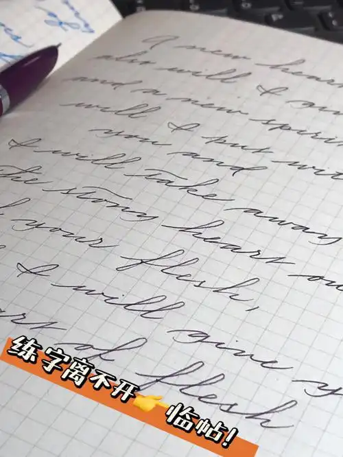 英文花体自学总结原来这样临帖更高效啊