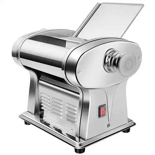 俊厨不锈钢压面机家用电动全自动面条机器厨具多功能小型切面机饺子皮