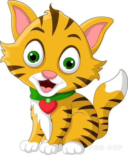 可爱的小猫卡通造型