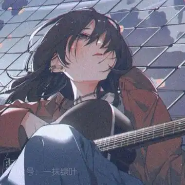 侧脸低头很好看的女生动漫