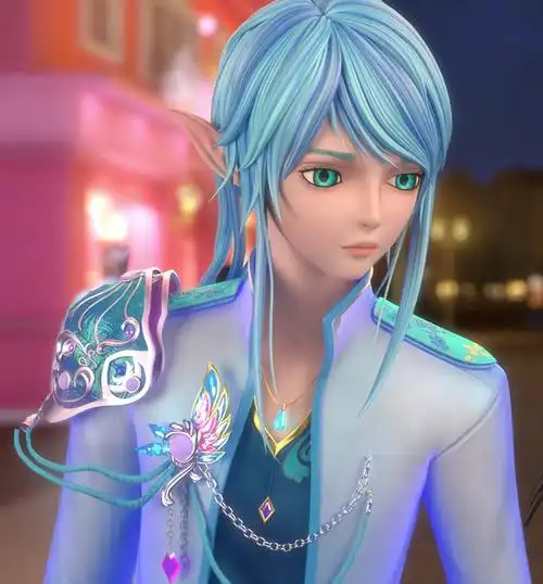 《精灵梦叶罗丽》男角色中的颜值担当,水王子盛装打扮,帅到极致