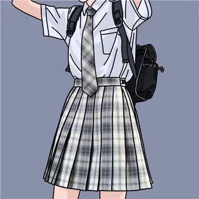 jk漫画女生头像图片大全 高清好看的jk制服漫画头像女_女生动漫头像