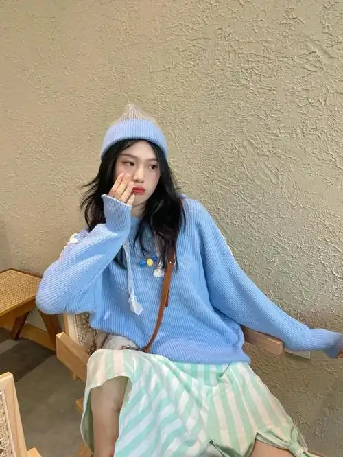 ootd直呼上头的奶奶蓝00