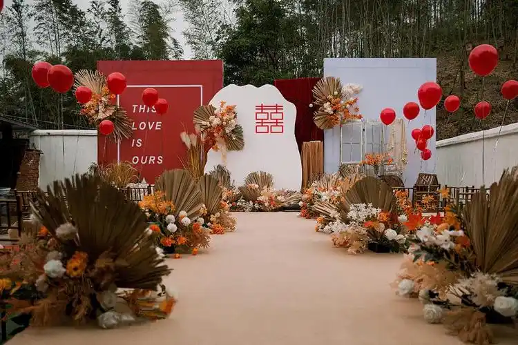 焦糖室外中式婚礼