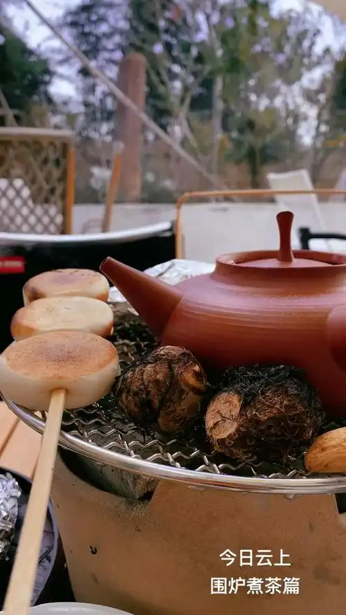 海安户外露营围炉煮茶最乡野气息的茶舍