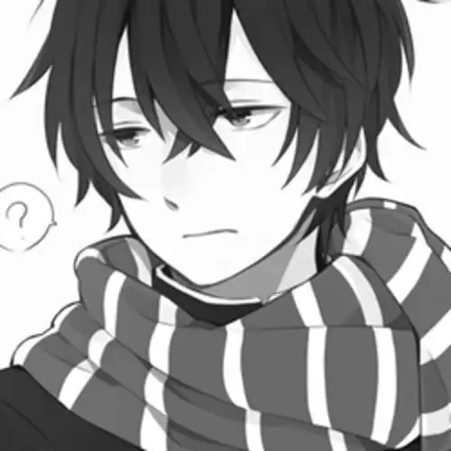 插画动漫二次元头像男