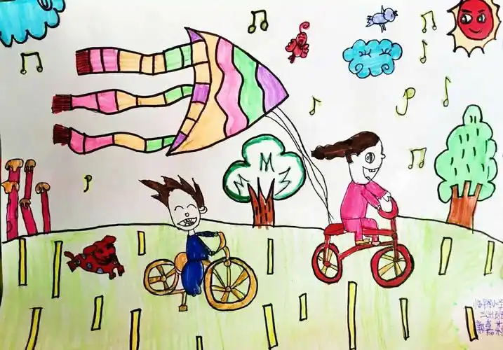 【临钢小学教育集团】三年级美术《一路轻骑》学习成果