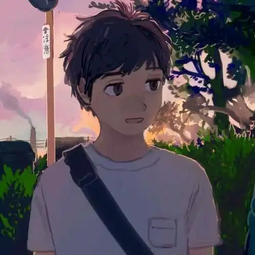 清新俊逸 / 动漫男头-卡通头像-556资源网