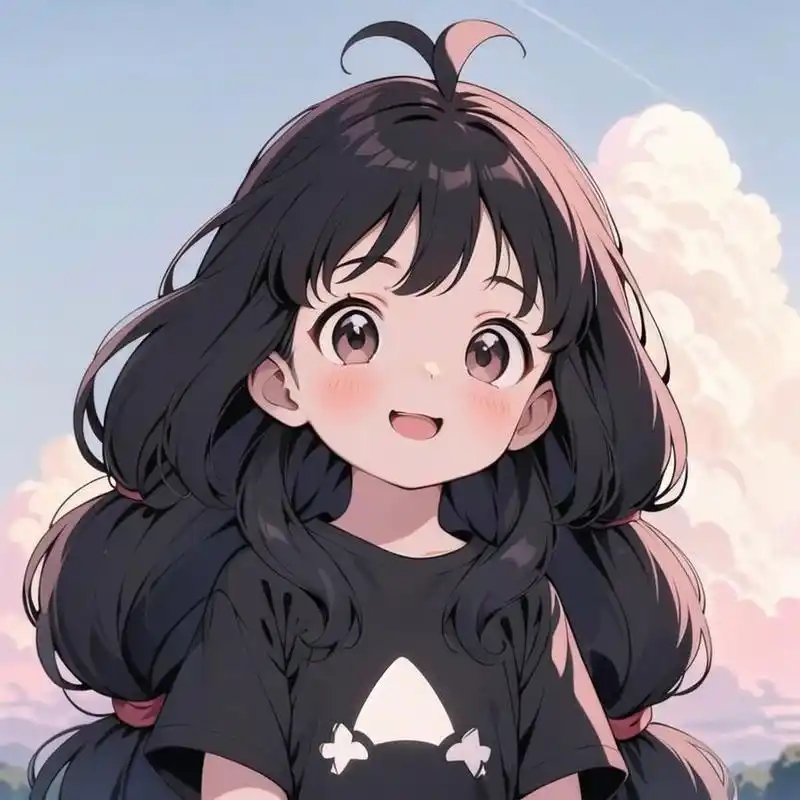 动漫女生头像|长发如瀑,眼眸明亮97