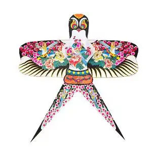正宗礼品沙燕风筝diy空白教学传统风筝手绘涂色纸鸢燕子风筝包邮
