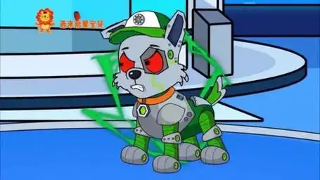 汪汪队动画机器狗突然失控了#二次元 #儿童动画 #少儿 #亲子