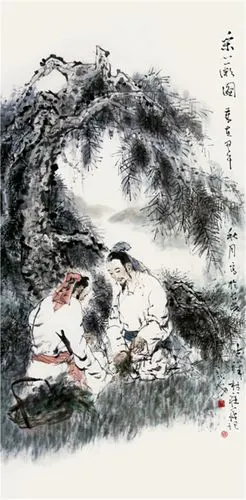 《采薇图》