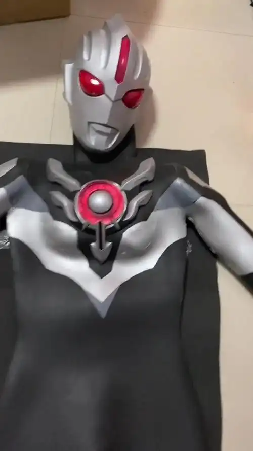 超级黑之王暗黑欧布奥特曼皮套开箱