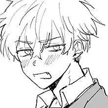 动漫男头男漫黑白