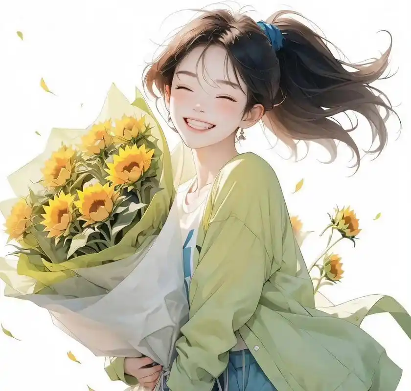 超好看的女生头像|无水印|治愈系|花系少女|可爱|纯洁|夏季|天真无邪