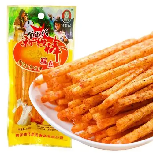 热卖包邮第五代打狗棒辣条怀旧零食川渝麻辣素食面筋制品