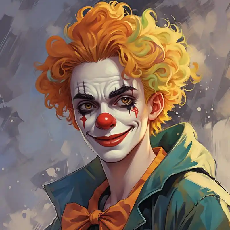 99 95太喜欢这种小丑动漫头像啦!