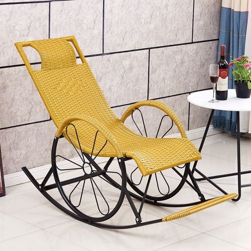 子木雅居老人躺椅可坐可躺摇摇躺椅老人摇摇椅腾椅藤椅家用户外庭院可