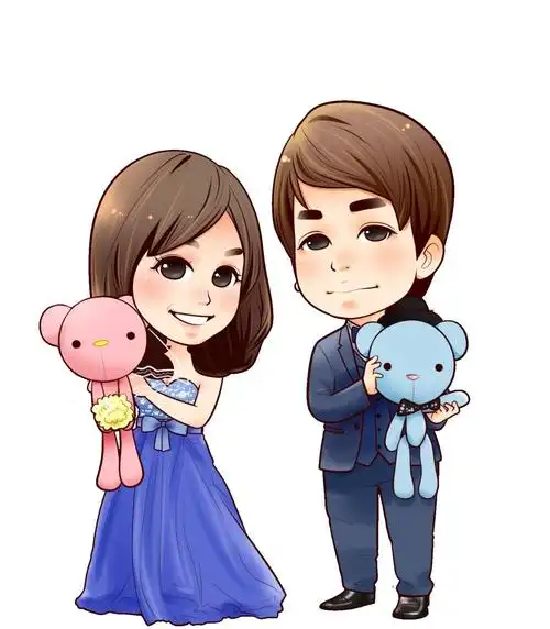 婚礼小物|阿贤婚礼小物|q版人像|q版人像399元|婚礼大头贴机|双人漫画