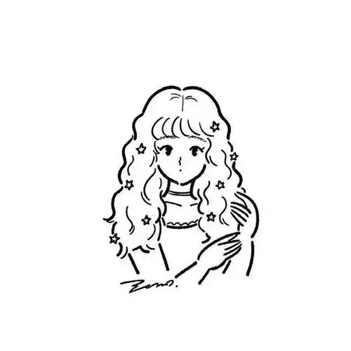 简单线条头像简笔画头像