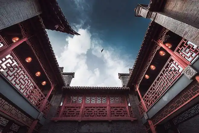 中式建筑中国风中式背景高清大图