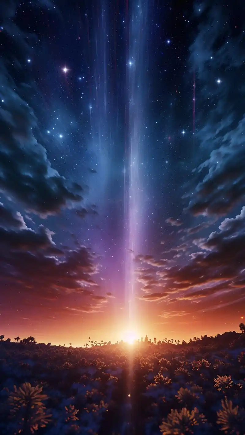 99唯美星空壁纸,梦幻般的美90 探索星空的深邃与神秘,这组唯美