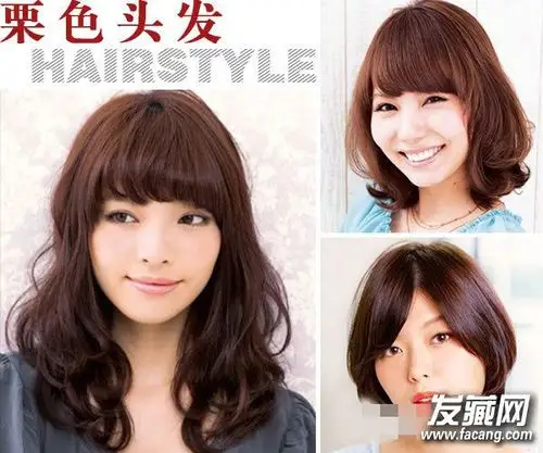 【图】染什么颜色显甜美有气质 栗色头发图片_染发颜色_发藏网