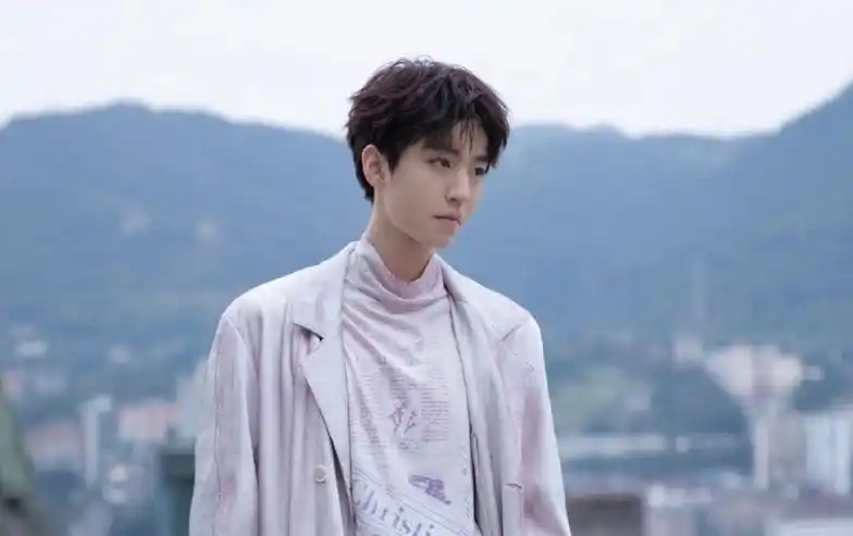 王俊凯红棕色发型魅力写真,高清图片,明星-回车图片