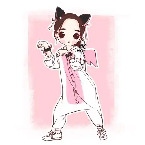 迪丽热巴 q版手绘 头像 壁纸 momo手绘工作室