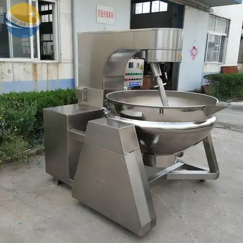 香辣牛肉酱自动搅拌炒锅 每锅400公斤大产量 学校食堂炒菜锅 8
