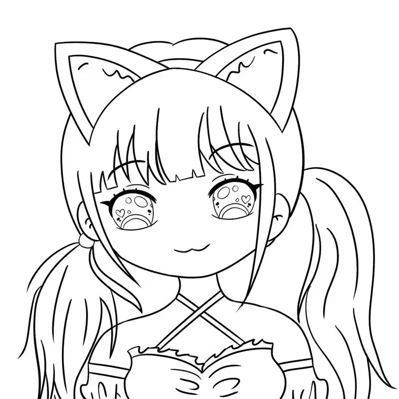 屁屁のq版线稿练习3100