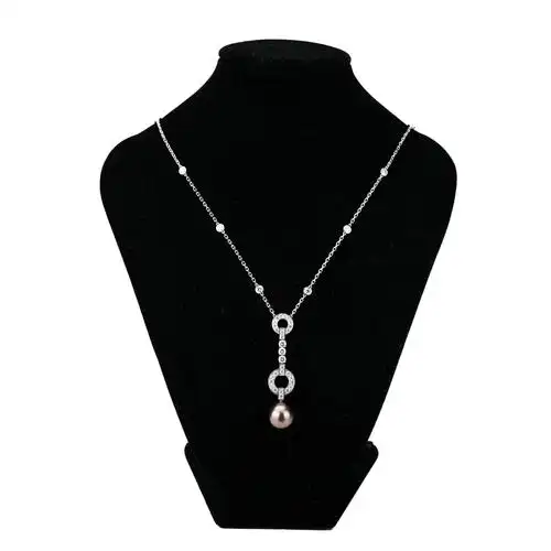 卡地亚 95新 18k白金镶钻珍珠吊坠项链 n7053600优惠券